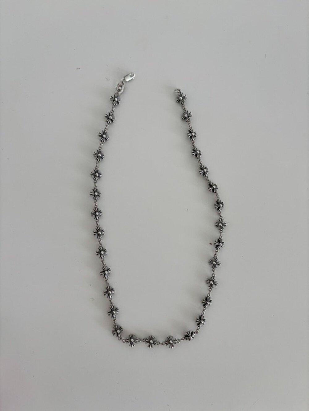 Chrome Hearts style necklace mens 925 sterling silver
